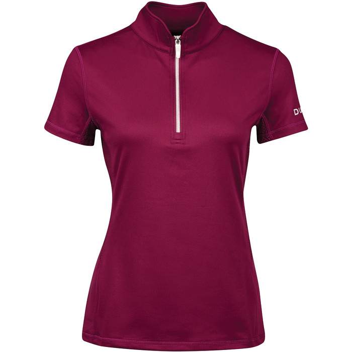 2022 Dublin Womens Kylee Short Sleeve Shirt II 10055250 - Crimson Red